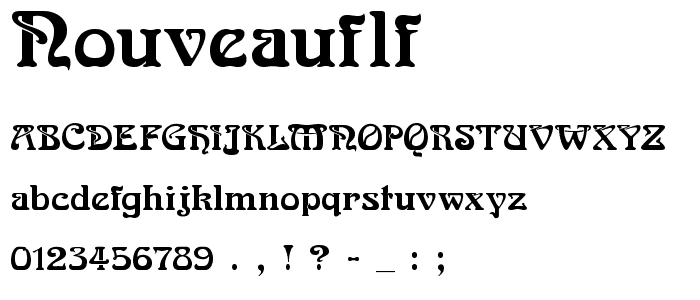 NouveauFLF font