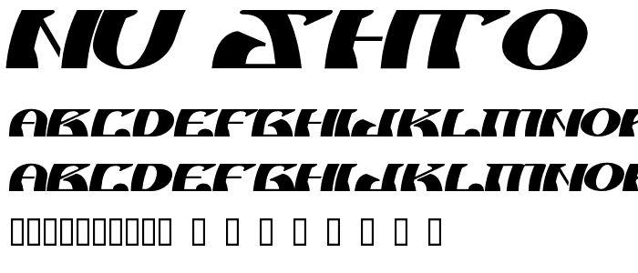 Nu shto font