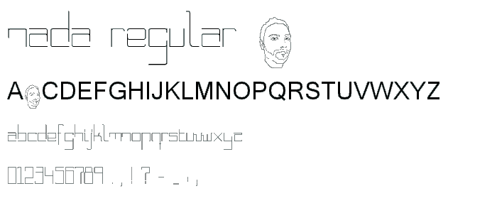 nada Regular font