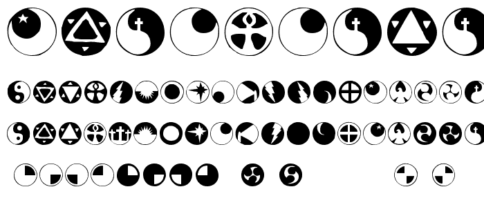 Obsidiscs font