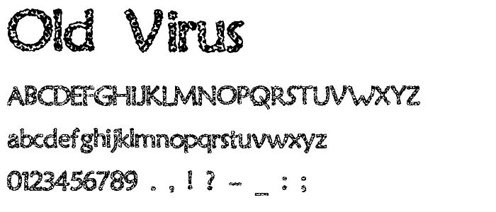 Old Virus font