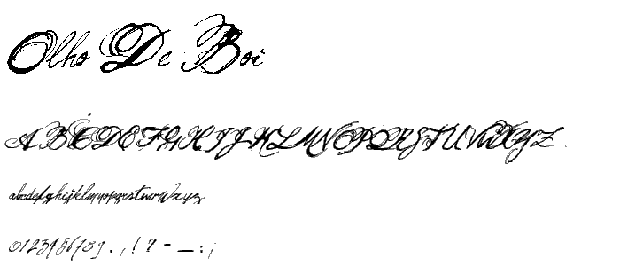 Olho de Boi  font