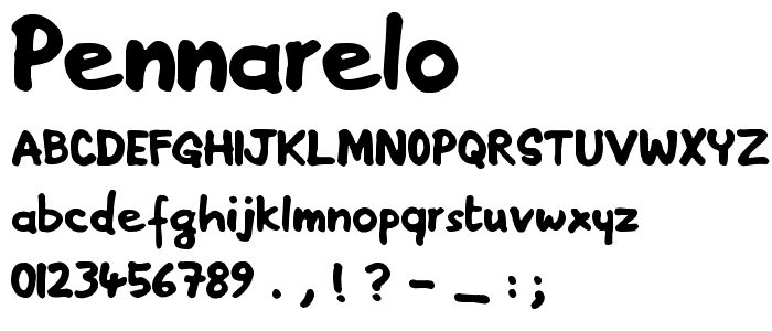 PENNARELO font