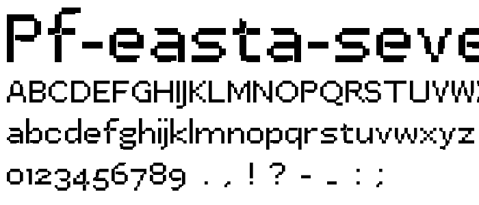 PF Easta Seven font