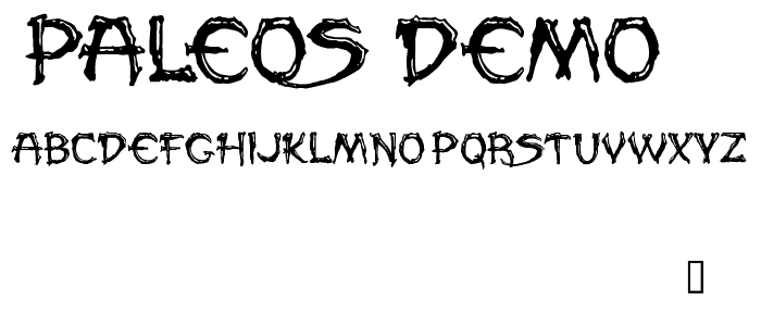 Paleos Demo font