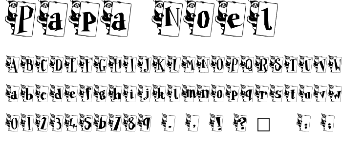 Papa Noel font