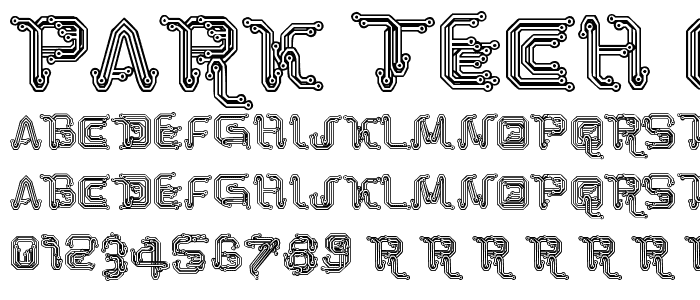 Park Tech CG font