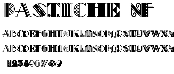 Pastiche NF font