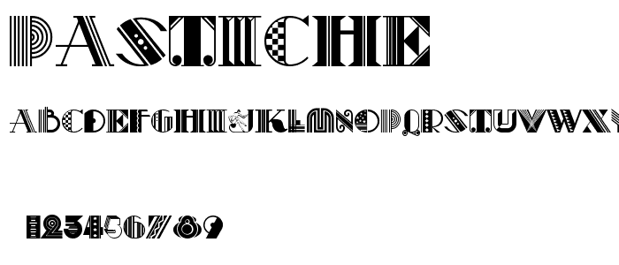 Pastiche font