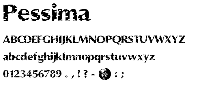 Pessima font