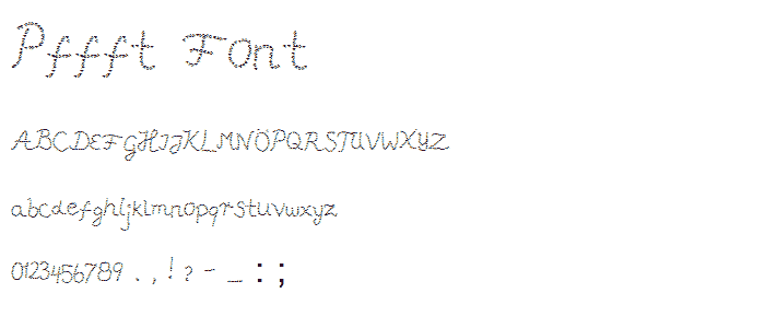 Pffft font