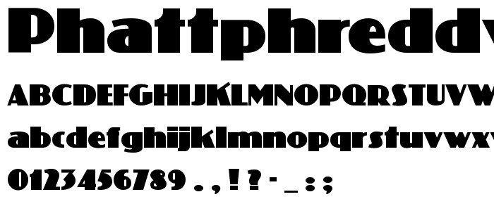 PhattPhreddy font