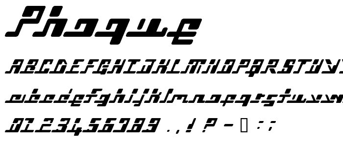 Phoque font