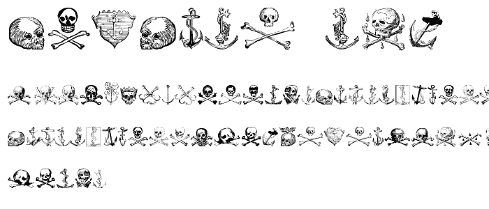 Pirates Two font