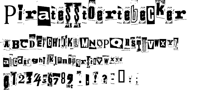 PiratesStoertebecker font