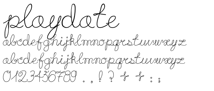 Playdate font