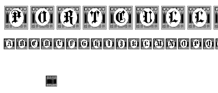 Portculliard Initials font