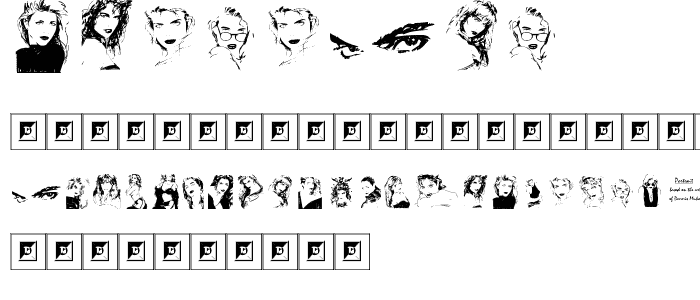 Portrait font