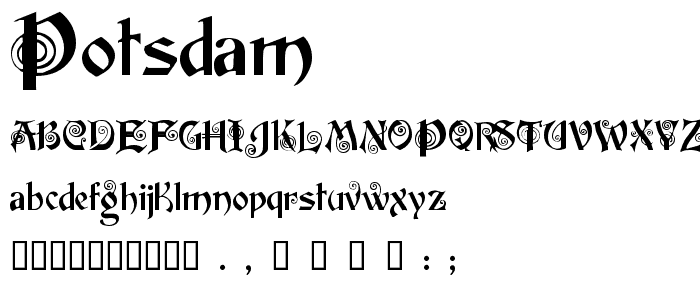 Potsdam font