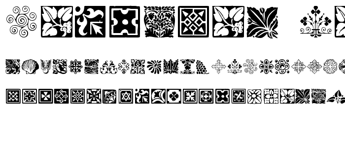 Printers Ornaments Two font