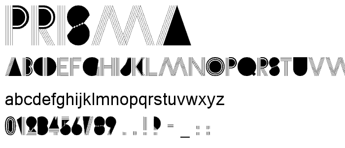 Prisma font