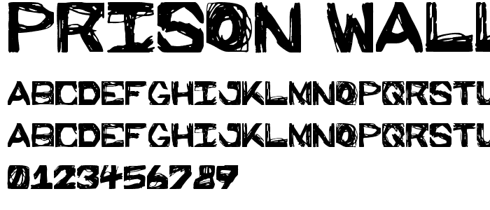 Prison Walls font