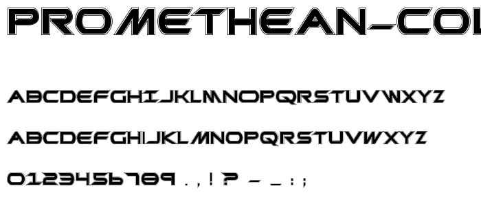 Promethean College Bold font