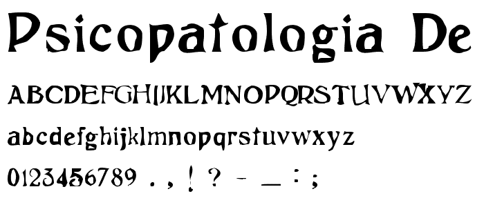 Psicopatologia de la Vida Cotidiana font