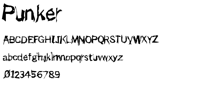 Punker font