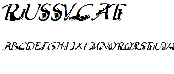 Pussycat font