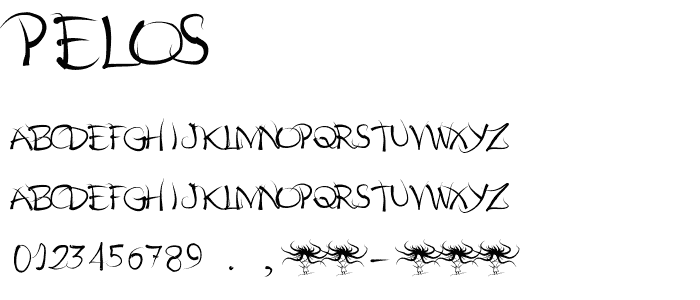 pelos font