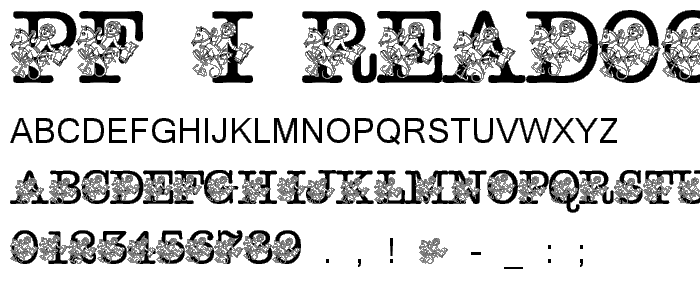 pf_i_read007 font