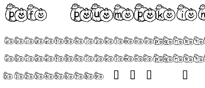 pf_pumpkin1 font