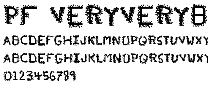 pf_veryverybadfont20 font