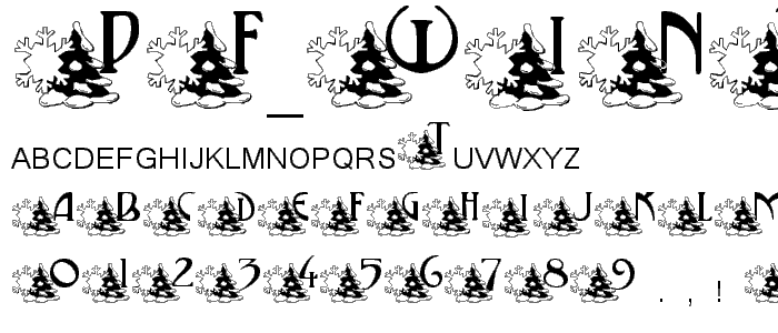 pf_winter_scene font