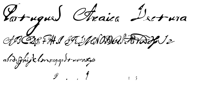 portugues arcaico lectura font