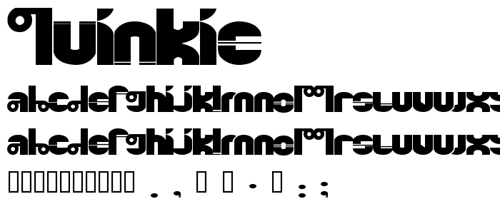 Quinkie font