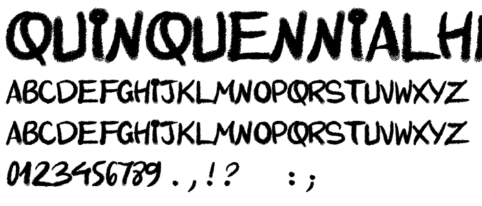 QuinquennialHK  font