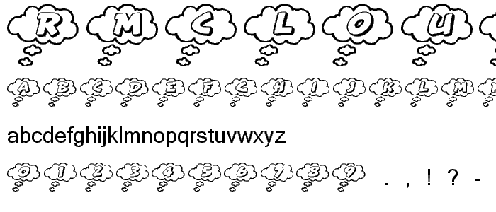 RMCloud font