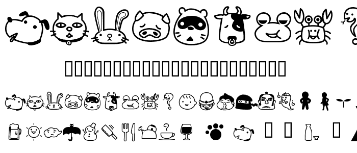 Rakugaki font