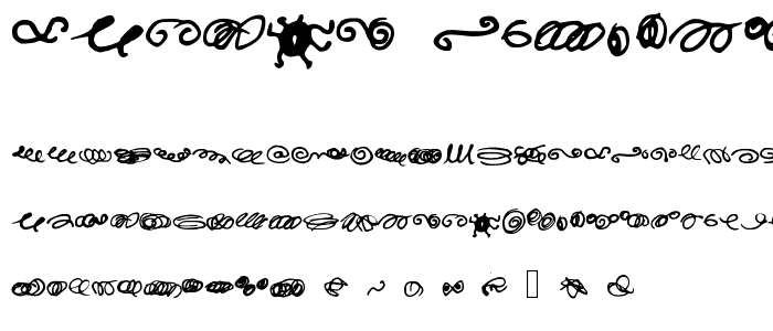 Random Swirls font