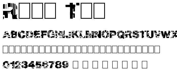 Real Tek font