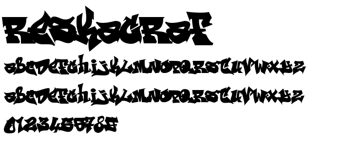 ReskaGraf font