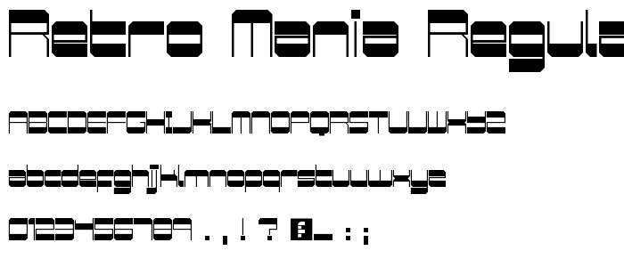 Retro Mania Regular font