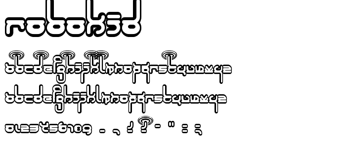 Robokid font