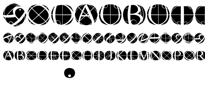 RodauButtonsInverse font