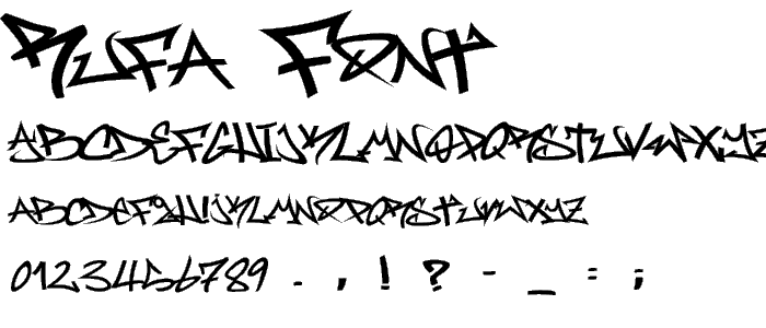 Rufa font