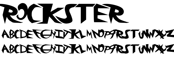 rockster font