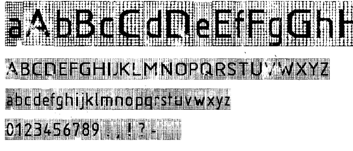 rr font