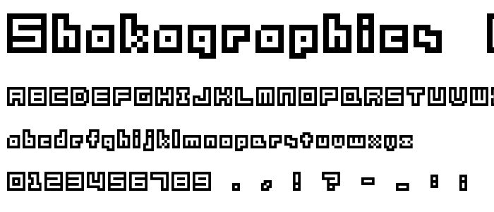 SHAKAGRAPHICS 05 font